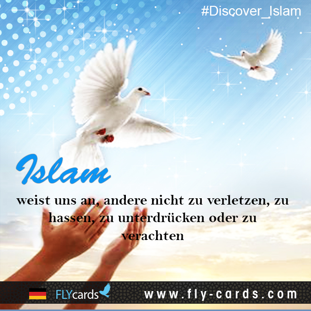 Islam instructs us not to hurt, hate, transgress against, put down, or despise others.